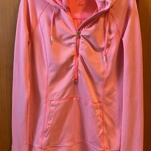 Tangerine brand, hoodie style, long sleeve shirt.